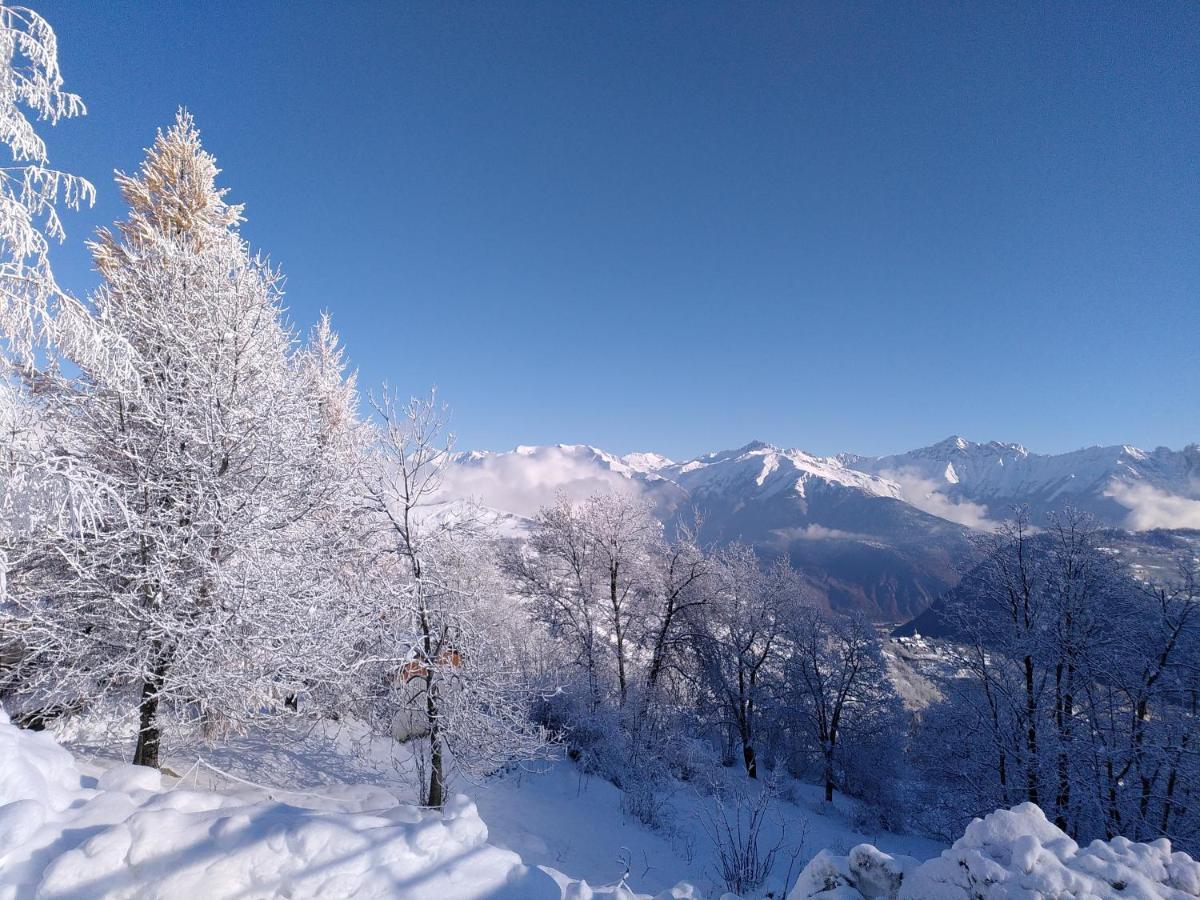 Appartement 2 Chbres Calme Vue Vallee 500M Des Pistes เลอ คอร์เบียร์ ภายนอก รูปภาพ